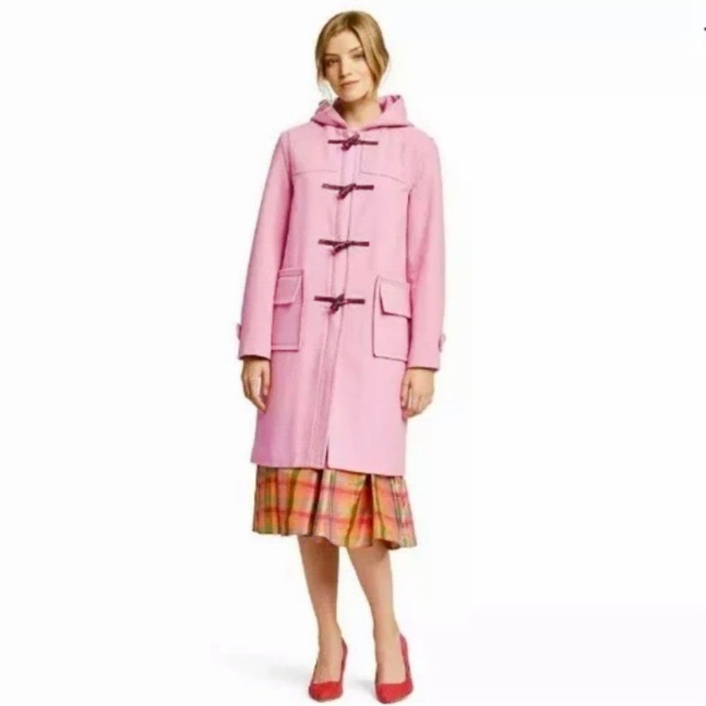Isaac Mizrahi for Target Pink Wool Trench Coat